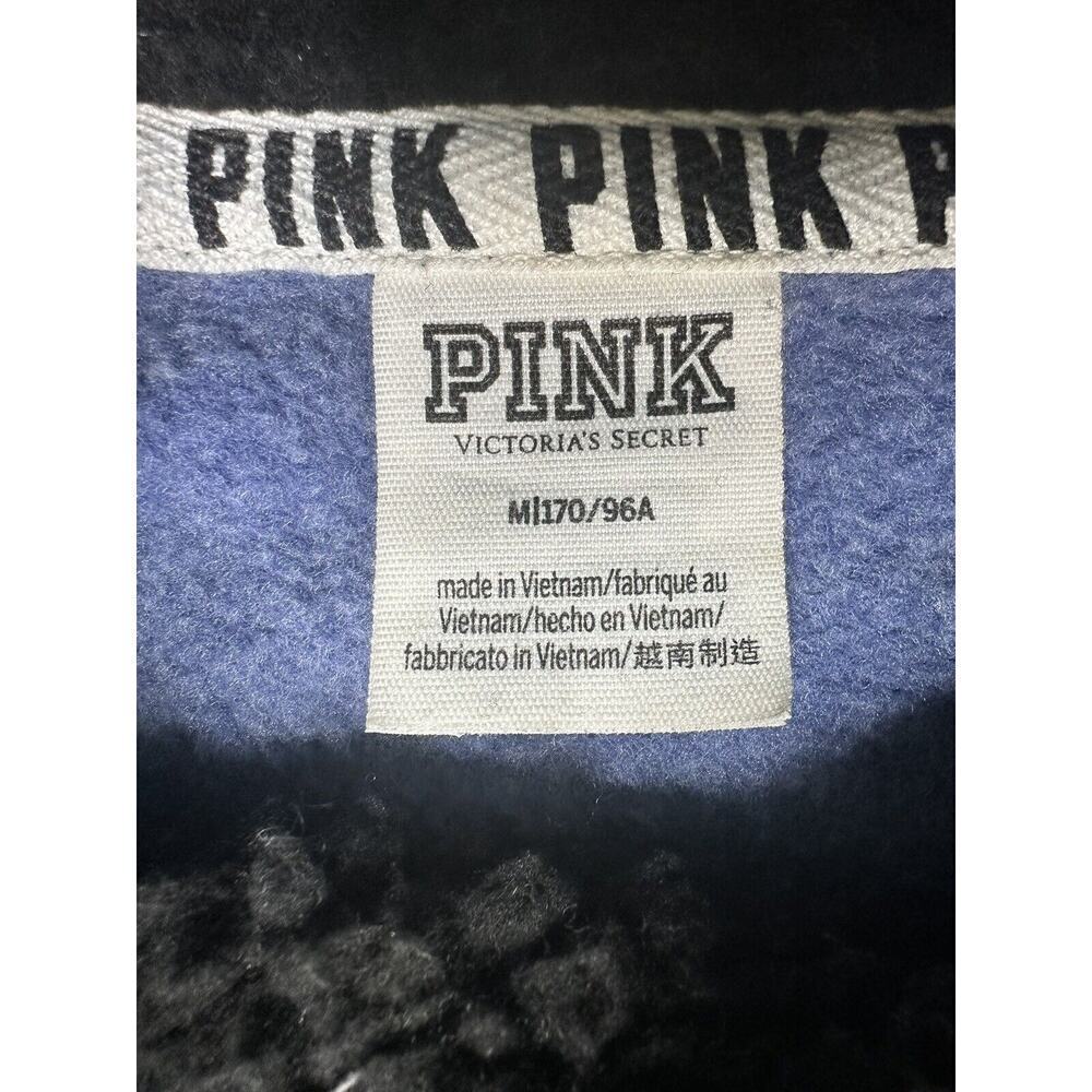 Victoria’s Secret PINK Blue Camo‎ Fleece Sweater/Pullover Size M 170/96A - Picture 7 of 9